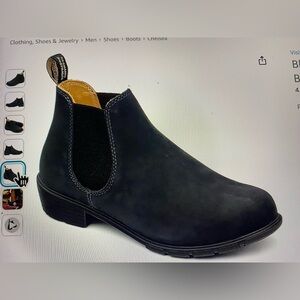 NEW Blundstone BL1971 Black Ankle Chelsea Boots